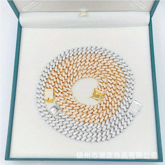 European And American New  Fashion Hip-Hop Men's Necklace Pendant Light Luxury Jewelry