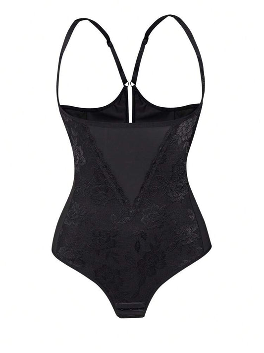 Women's Solid Color Elegant Shapewear Bodysuit
