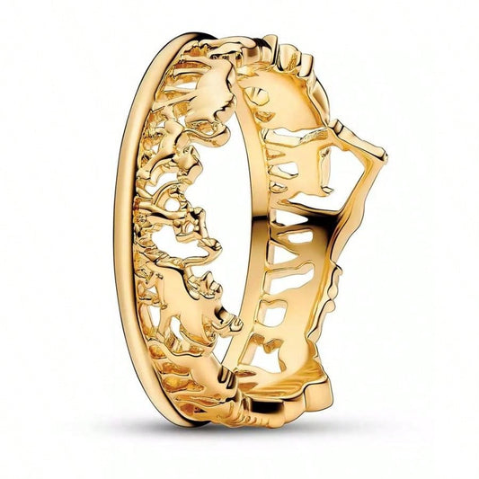 Pandora The N King Ring In 14k Gold-Plated | Fall Fashion | Women Single Ring