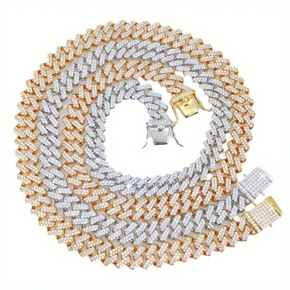 European And American New  Fashion Hip-Hop Men's Necklace Pendant Light Luxury Jewelry