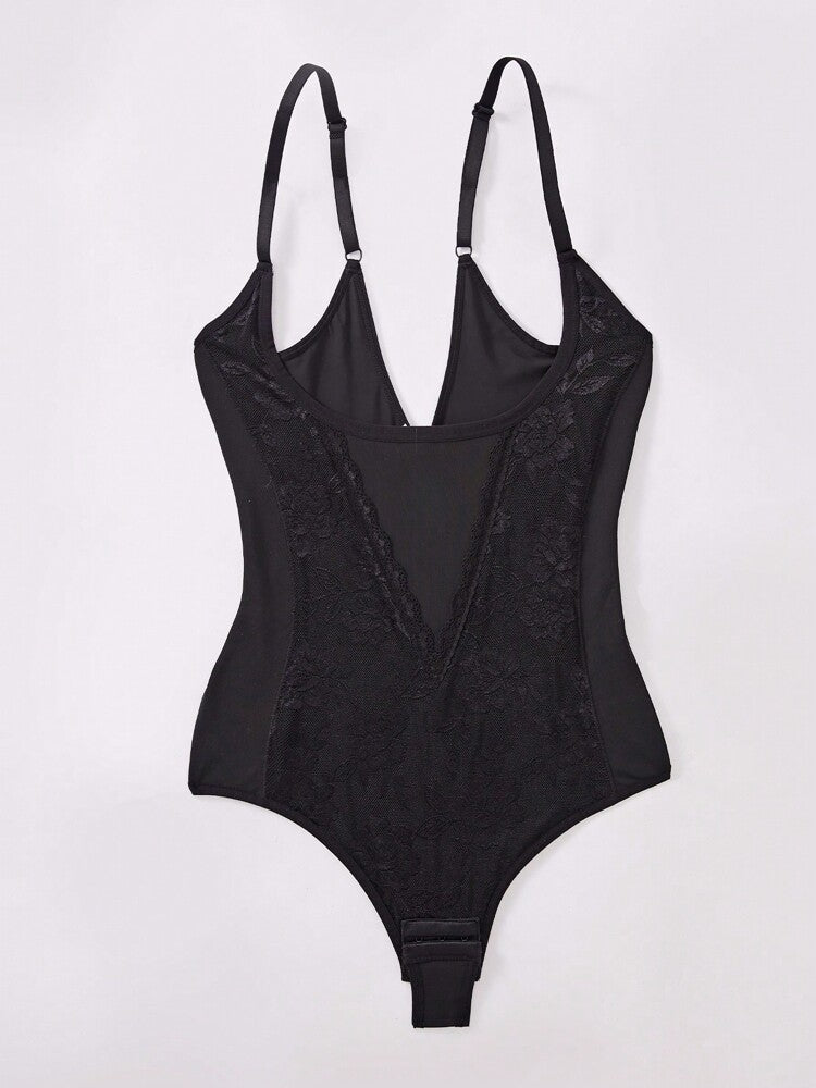Women's Solid Color Elegant Shapewear Bodysuit